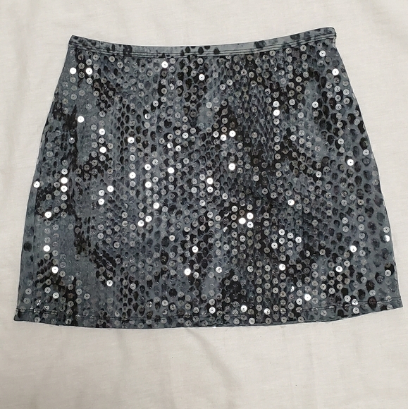 EXPRESS Sequined Mini Skirt, XS - Picture 1 of 3